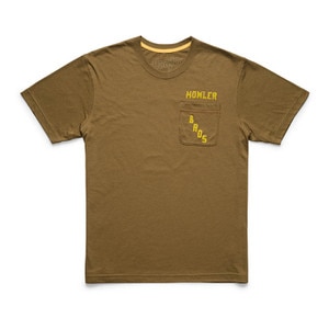 Howler Brothers Prickly Pear Pocket TShirt Men's in Ivy Green